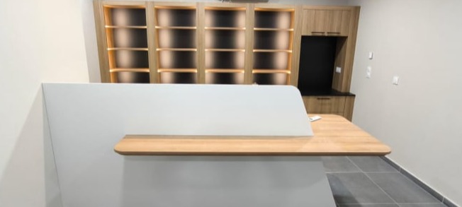 Banque accueil cabinet vétérinaire